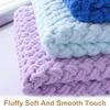 Chenille Chunky Yarn Plush Bulky Thick Fluffy for Crochet Soft Velvet Blanket for Sweater Hand Knitting Crocheting 45 M/49 Yard