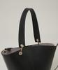 Nano Universe Asymmetrical Handle Bucket Tote, Women's, F 010, Black, 669-5232302