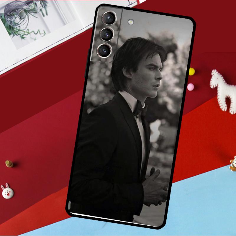 Damon Salvatore Vampire Diaries Funda For Samsung Galaxy S26 S25 S23 S22 S20 S24 Ultra S9 S10 Plus S21 FE S25 FE Phone Case