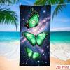 Oversized Starry Butterfly Beach Towel Large Galaxy Bath Towel Microfiber Quick Dry Swim Blanket Aesthetic Universe Pool Mat XL