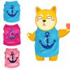 Striped Dog Anchor Vest Pets Cloth Summer Puppy Coat T Shirts Cat Casual Costume