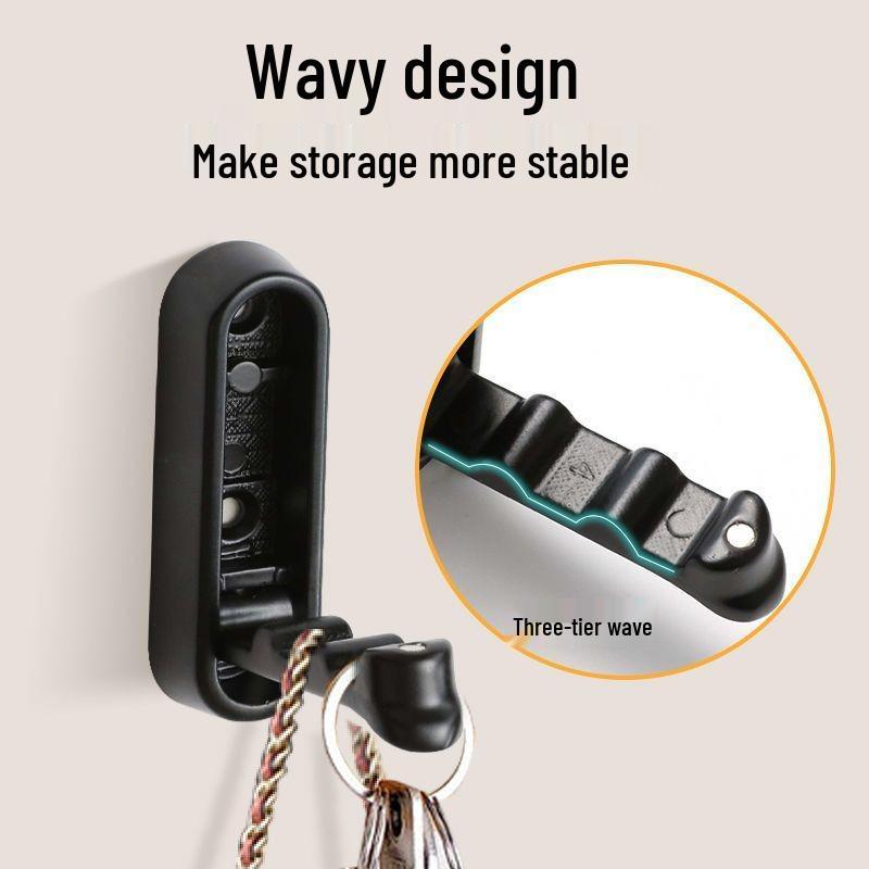 Punch-Free Foldable Clothes Hook: Modern, Invisible, Multi-functional Coat Rack for Bathroom Storage