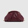 Damen Retro und Einfache Große Kapazität Falten Wolkenförmige Clutch Handtasche