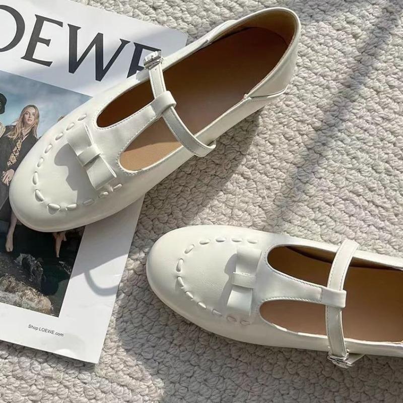 

New French Roped Mary Jane Shoes 2025 Summer White Summer Women s Shoes Breathable Versatile Flats 35 белый