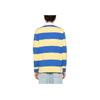 Polo Ralph Lauren Logo Embroidered Striped Long Sleeve Loose Polo Shirt Men tops Cobalt-Blue 710900566-016