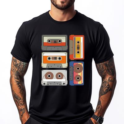 Vintage Cassettes 1980s Mixtape Music 80s Cassette New T Shirt New Shirts And TShirts Tops Tees Valentines Day
