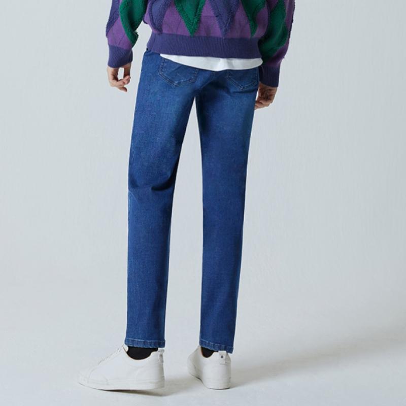 Baiyu Men Tapered Denim Pants 2 Types Choice Idam