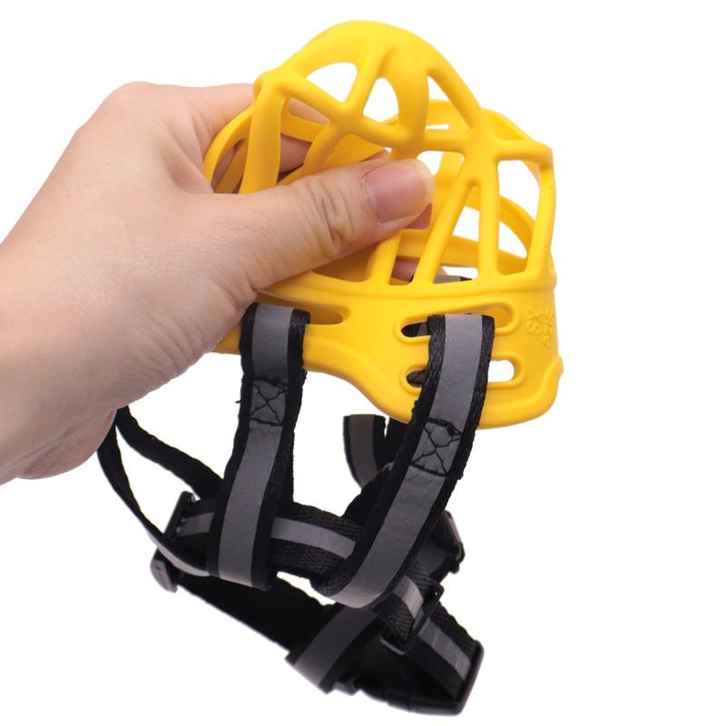 Silicone Pet Muzzles, Anti-biting, Anti-barking, Water-drinking and Breathable Dog Muzzles, Large Dog Pet Masks