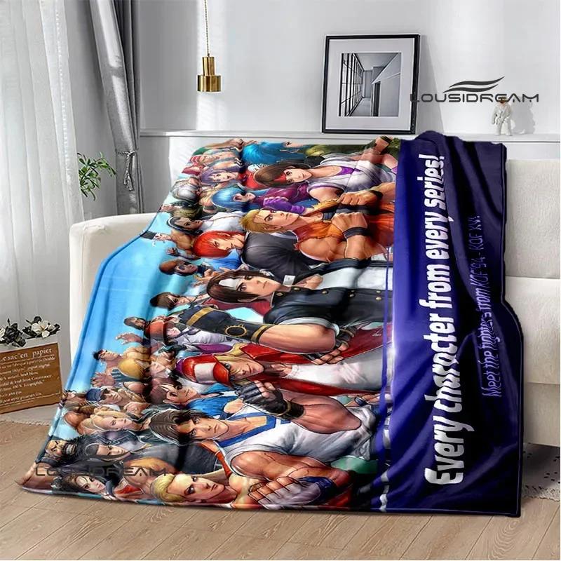 3D Game KING OF FIGHT Cartoon Printed Blanket Warm Flannel Blankets Soft and Comfortable Blanket Bed Linings Birthday Gift