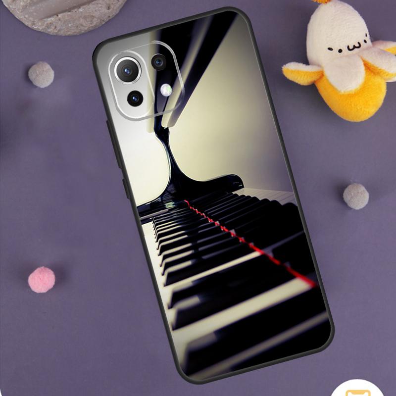 Piano Keys Musical Case For Xiaomi 15T Pro 13T 14T 14 15 Ultra 17 Pro Max POCO F8 Pro F5 F6 F7 X5 X6 X7 Cover