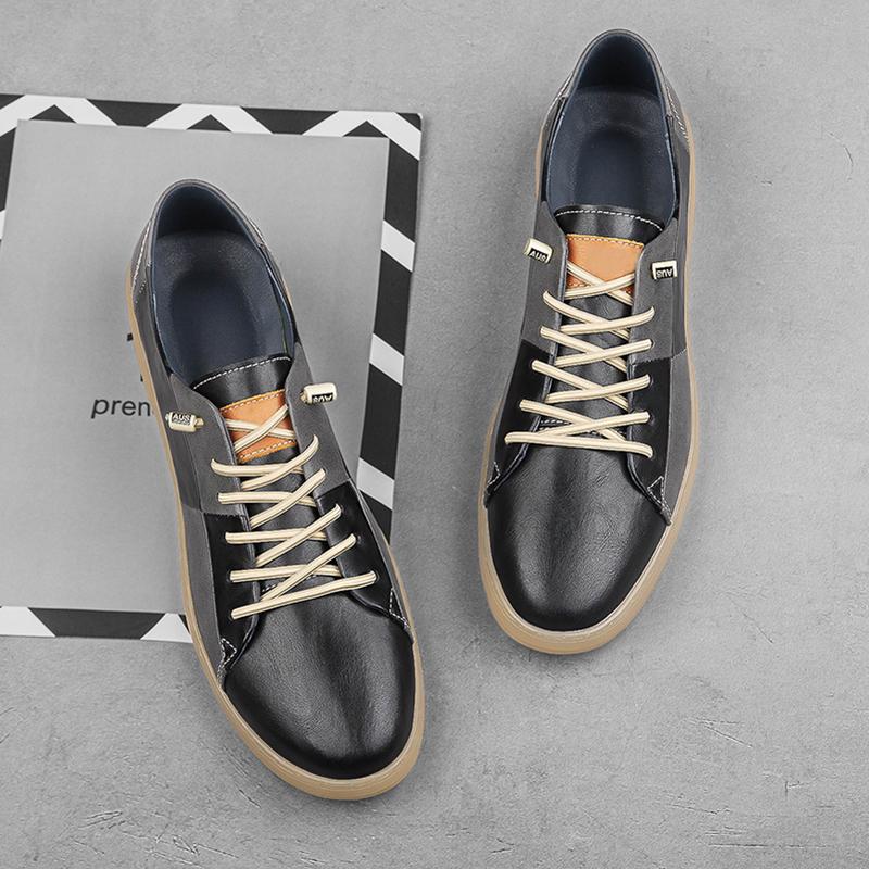 New Luxury Leather Men's Casual Shoes 2024 Fashion Designer Comfortable Sneakers for Men Genuine Leather Sport Shoes Moccasins