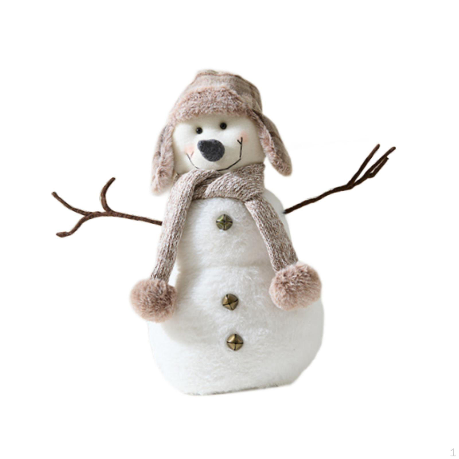 

Рождественская кукла-снеговик, украшение, декор, милая зимняя тема, дисплей, ремесло, настольная