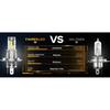 2PCS H4 LED Light Bulbs,9003 Headlight High/Low Beam Driving,Fog & Spot Lights with 50000 RPM Turbo Fan,6500K IP68 Waterproof