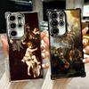 Renaissance Aesthetics Art Painting Soft Phone Case For Samsung Galaxy S26 Ultra S25 Edge S24 FE S23 Plus S22 S21 + S20 Plating