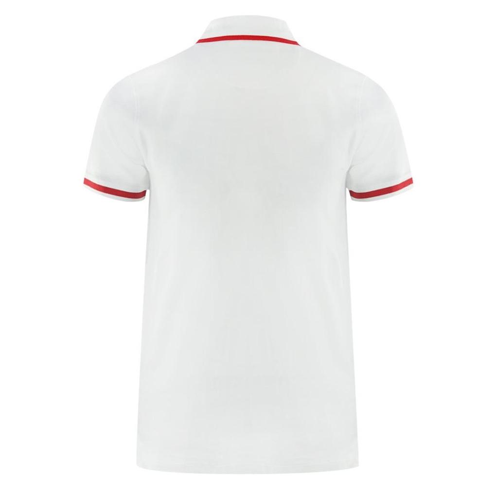 Aquascutum Mens Tipped Embroidered Polo Shirt