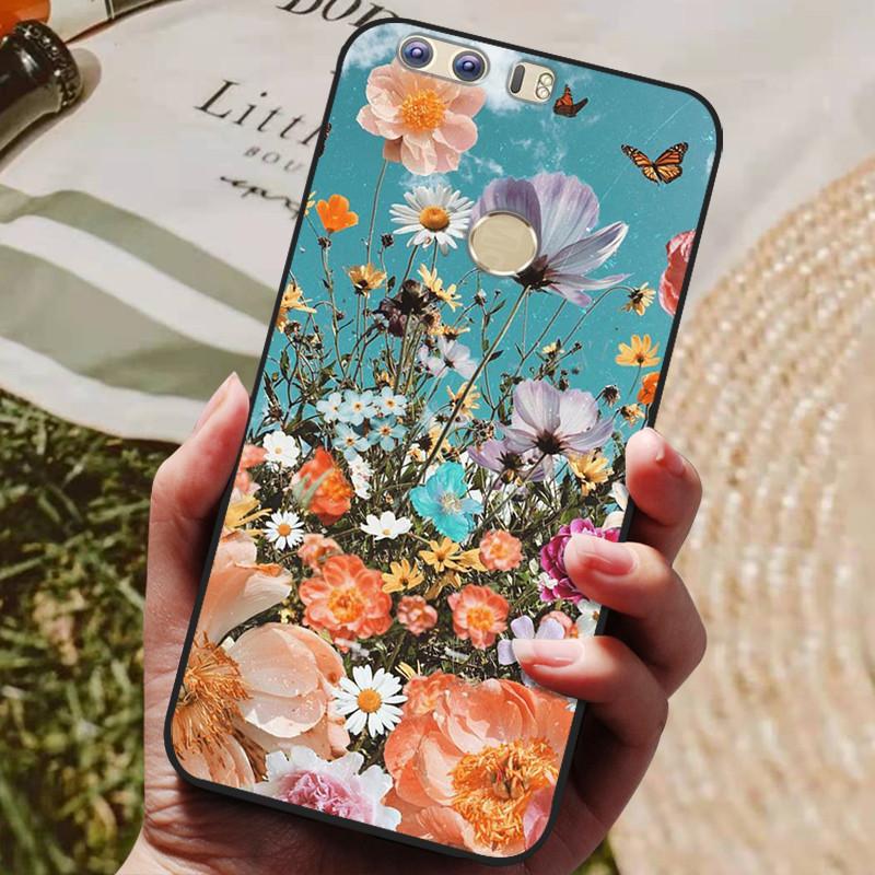 Pro Huawei Honor 8 5,2palcový kryt Silikonový zadní kryt Pouzdro na telefon pro Huawei Honor 8 Kryty Měkký nárazník coque Honor8 FRD-L19 Pouzdra