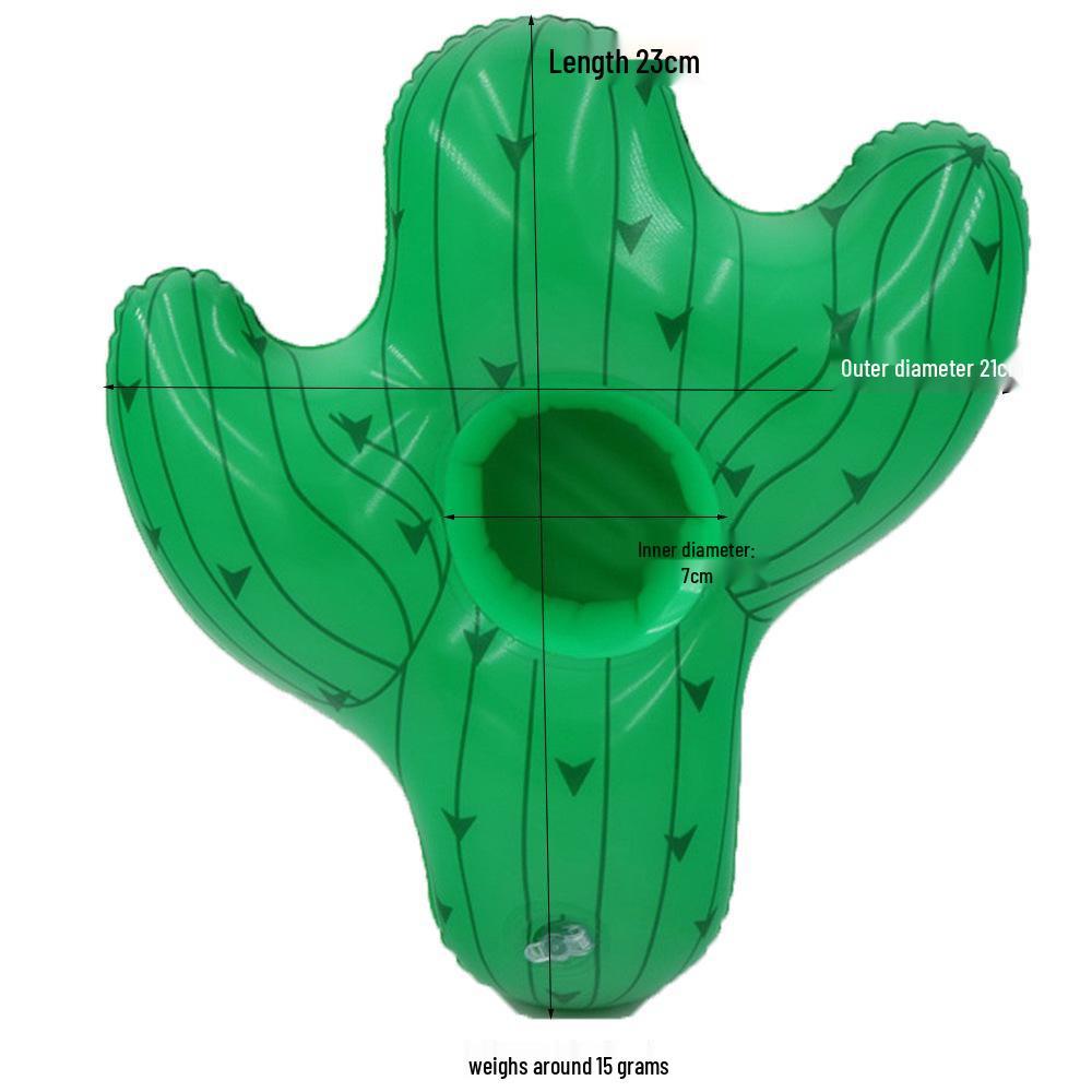 Available: Inflatable Cup Holders - Flamingo, Donut, Lemon, Watermelon, Pineapple, Crab, and Heart.