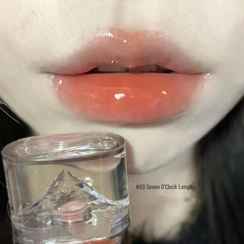 

USLIKE Iceberg Lip Glaze: Glassy, Moisturizing, Long-lasting, Layerable Lipstick Base with Jelly Mirror Finish for Women. Standard