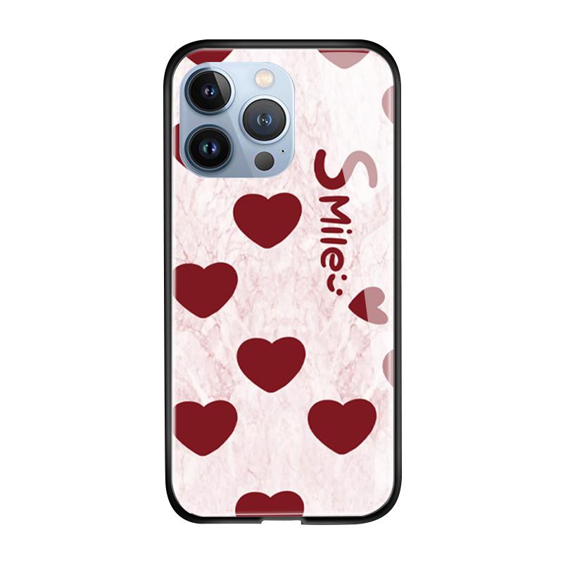 Pouzdro na telefon z tvrzeného skla pro iPhone 11 12 13 14 15 16 17 Redmi 10 12 14C Note10 Note14 Xiaomi 11Lite PocoC75 Měkký okraj Nárazuvzdorný Hladký kryt