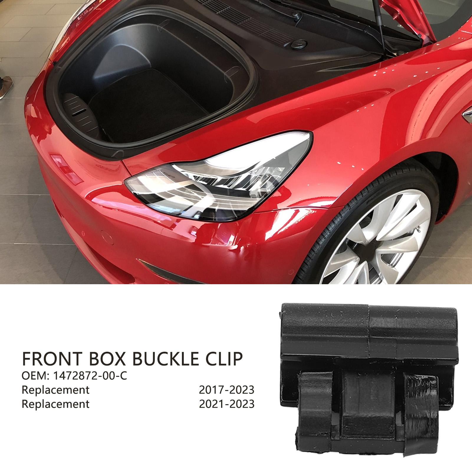 

Front Box Buckle Trunk Clip Accessory 1472872‑00‑C Replacement for Y 2017‑2025 Front Box Buckle Trunk Clip чёрный
