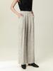 Women’s Summer Tie-Dye High-Waisted Wide-Leg Pants with Elastic Drawstring