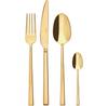 Sambonet Rock Mirror Cutlery Set, PVD Gold, 24 Pieces (52762G81)