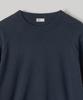 ANOTHER OFFICE Whole Garment Crew-Neck Knit (Indigo Blue)