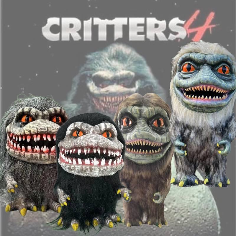 Critters Poseable Prop Doll Realistic Alien Latex Plush Toy For Bars And Stages 25cm/9.84in And 20cm/7.87in