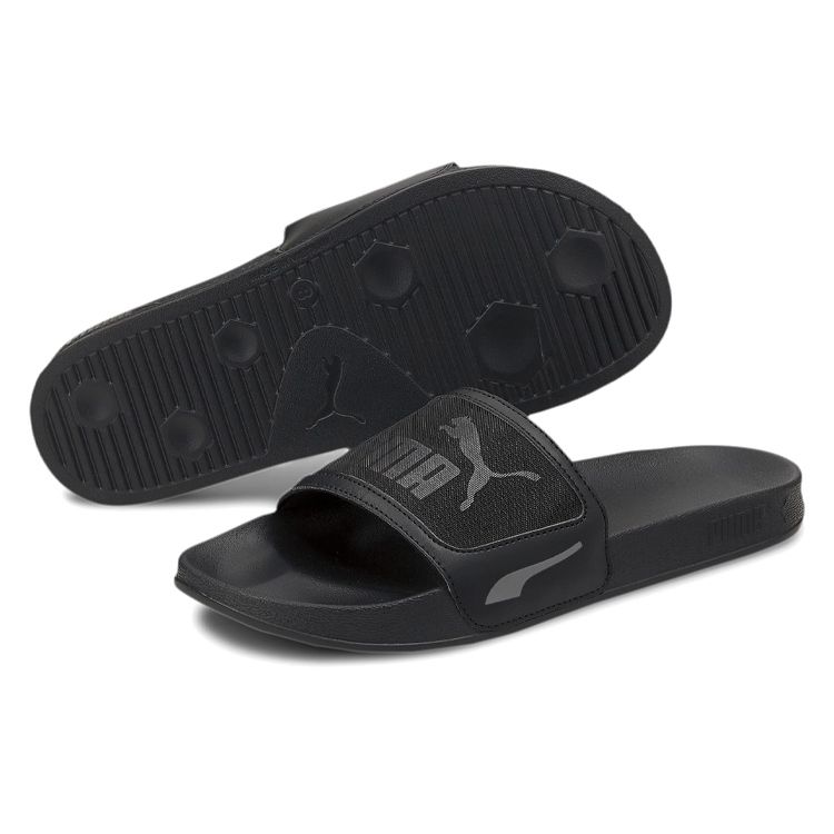 Puma Sandale Slide Unisex Leadcat Ftr Mono cu Talpă Groasă pentru Exterior, Eva, Negru 375101-01