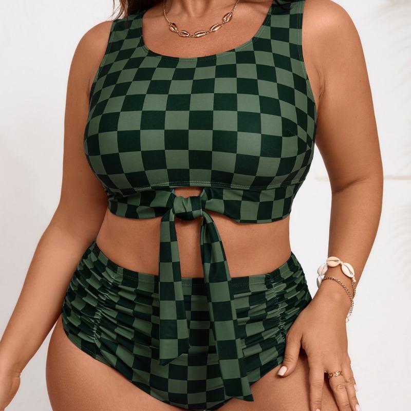 2026 Costumi da Bagno Bikini a Vita Alta Taglie Forti da Donna, Costumi da Bagno e Abbigliamento da Donna
