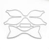 Bow Tie Dinner Tie Design Pattern Metal Cutting Die Stencil for DIY Scrapbooking Album Photo Embossing Paper Card Craft Decor