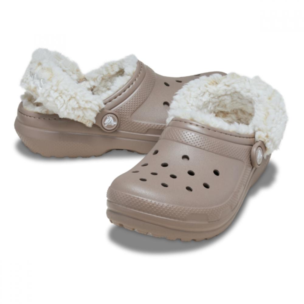 Crocs Kids Classic Fleece Lined Clog 212857 195 C8(150)