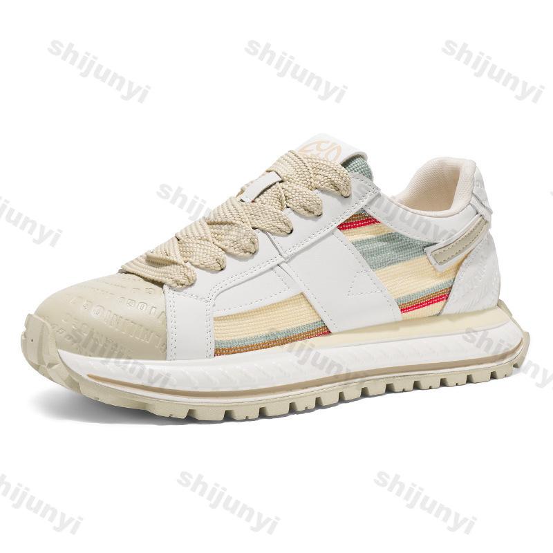 Fashion 2025 Niche Men Shoes Spring Casual Comfortable Sports Shoes Versatile Thick Sole Height Increasing Fashion Trend Chunky sneakers