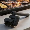 Compact Grill Brush for Small Apartments Electric Brush Rotating Roller BBQ Grate