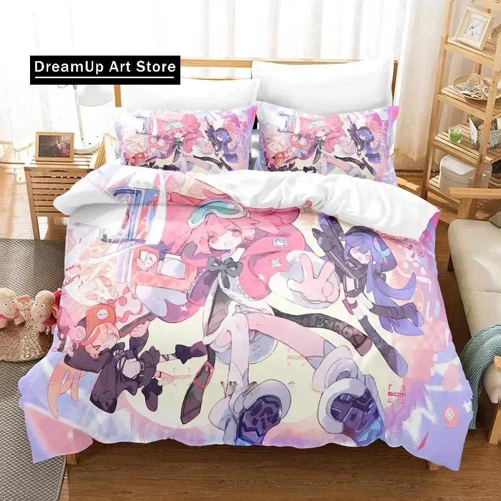3D Print Music Game Muse Dash Bedding Set Boys Girls Single Twin Queen Full Size Duvet Cover Pillowcase Bed Adult Bedroom
