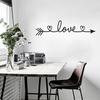 Love Arrow Wall Sticker Home Decoration For Bedroom Living Room Decor Wall Stickers Mural Vinyl Decorative Wallpaper Wall Decor