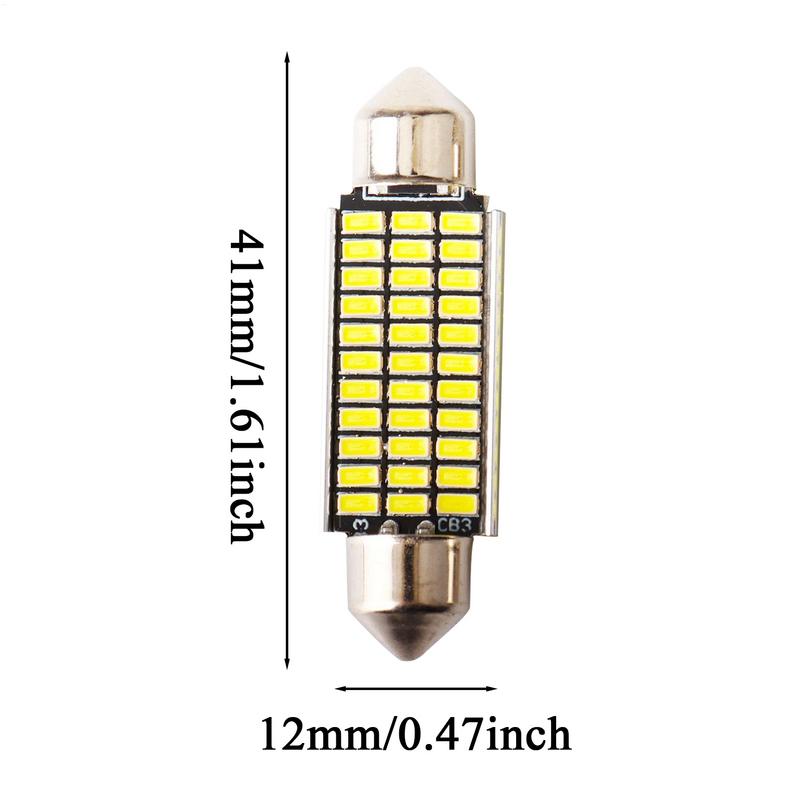 Car Dome Light Double Tip Car Roof Light Bulb LED 41mm Intelligent Decoding Reading Lamp For Automotive Boat Parts High