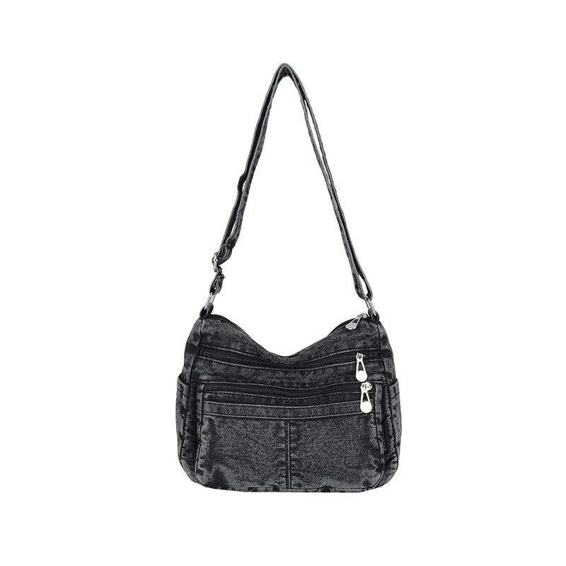 Denim Crossbody Bag for Women, Simple and Casual Storage Single-shoulder Bag, Fashionable Tote Bag