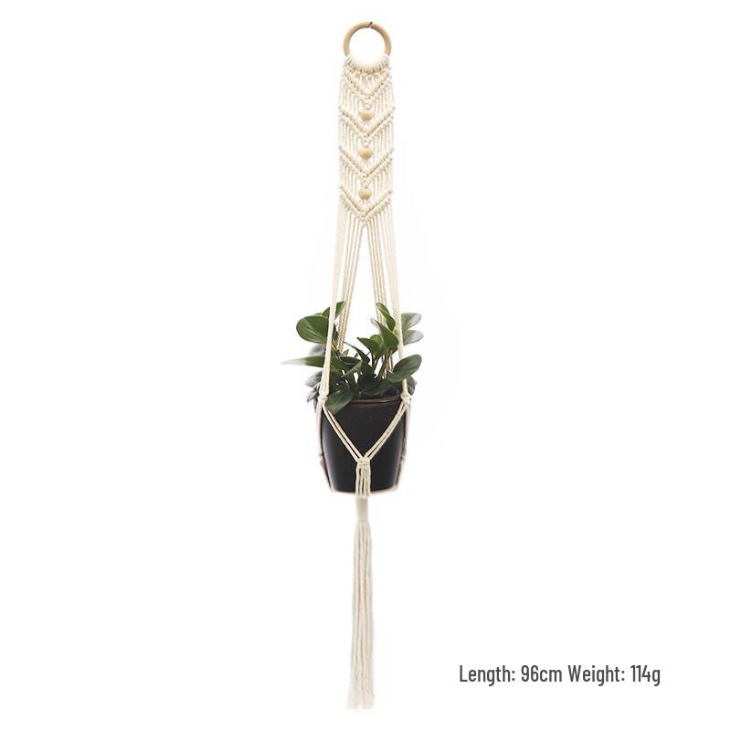 

Shixun Macrame Cotton Rope Plant Hanger