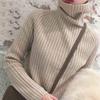 Turtleneck Sweater Women's Thickened Bottoming Sweater Autumn and Winter New Women's Long-sleeved Knitted Sweater Slim-fitting Foreign-style Bottoming