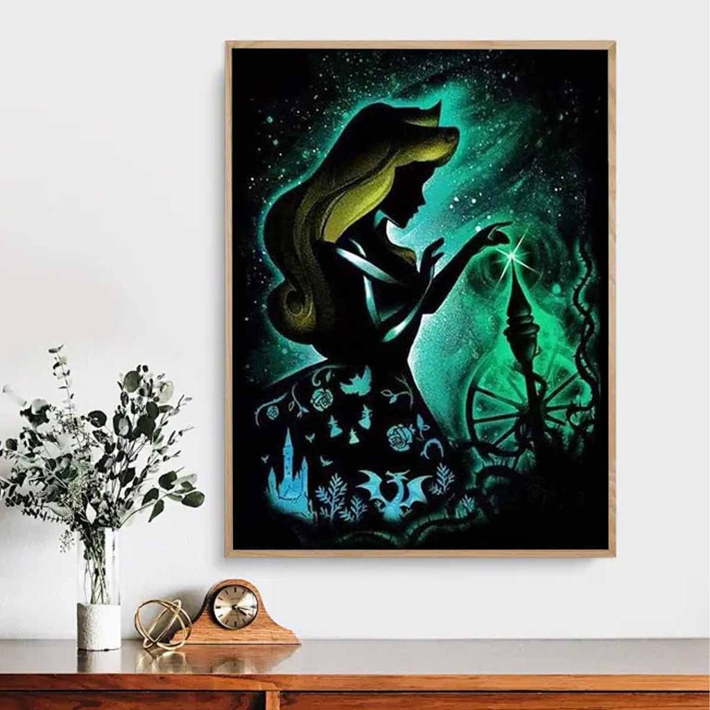 DIY Diamond Painting The Princess and The Carriage Cross Stitch Kit Mosaic Art Diamond Painting Full Circle Diamond Home Decoration