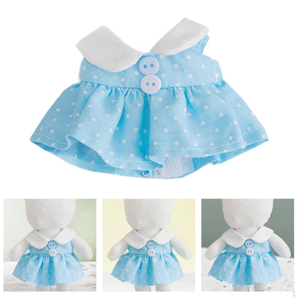 17cm Doll Skirt Decoration Soft Stuffed Toy Clothing for Children's Day