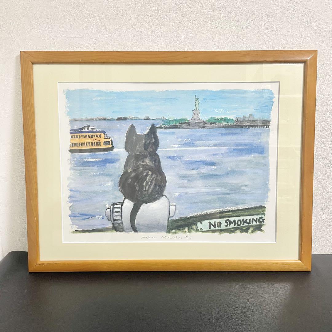 

[Б/У] Автор детских книг/Мари Маэда Черный кот 22/50 Принт