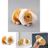 Lifelike Orange Guinea Pig Plush Toy For Children's Collection Gifts