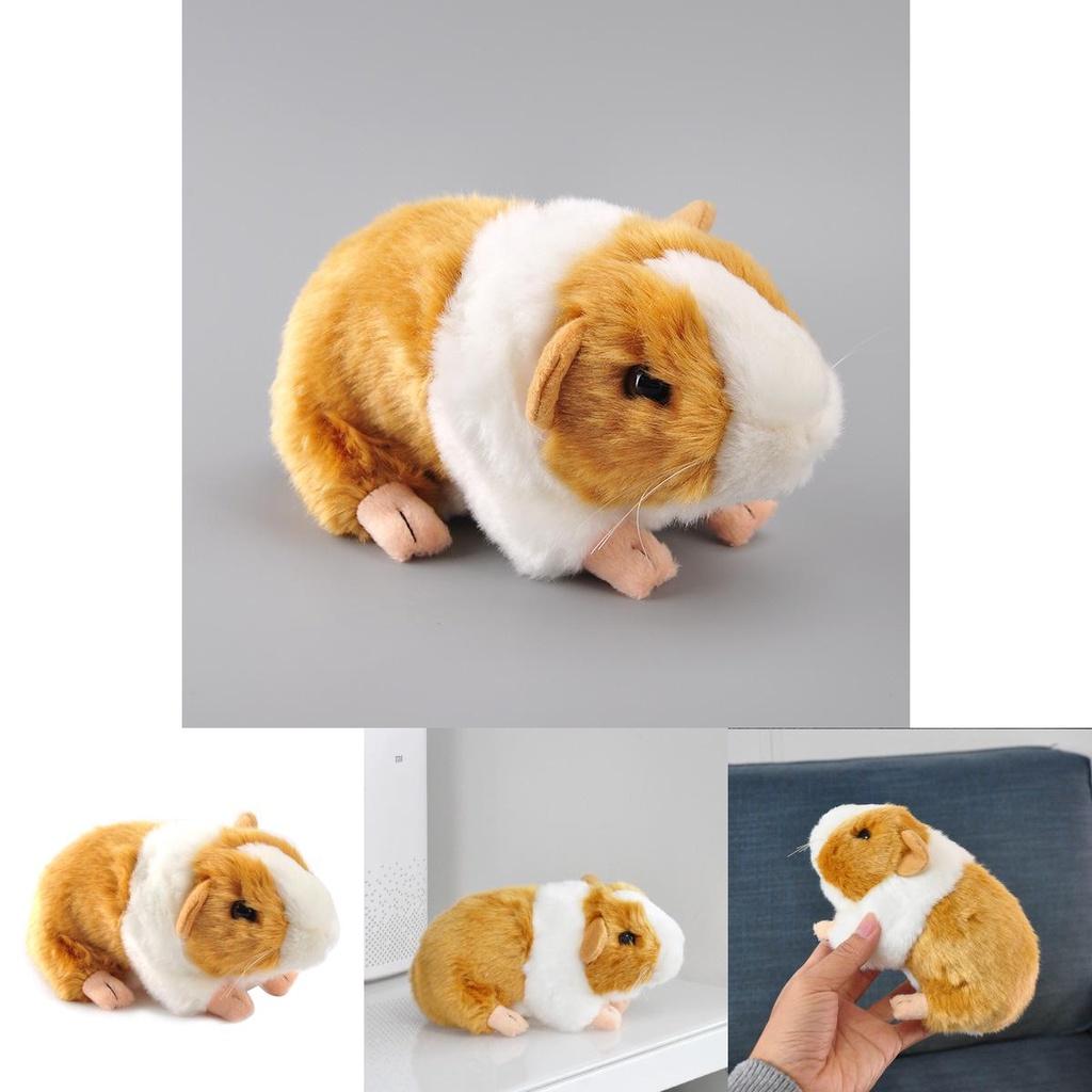 Lifelike Orange Guinea Pig Plush Toy For Children's Collection Gifts