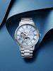 Orient Star M45 F7 Automatic Watch with Mechanical Moon Made In Limited To 270 Includes an Interchangeable and Comes with a Warranty Light Blue Phase,
