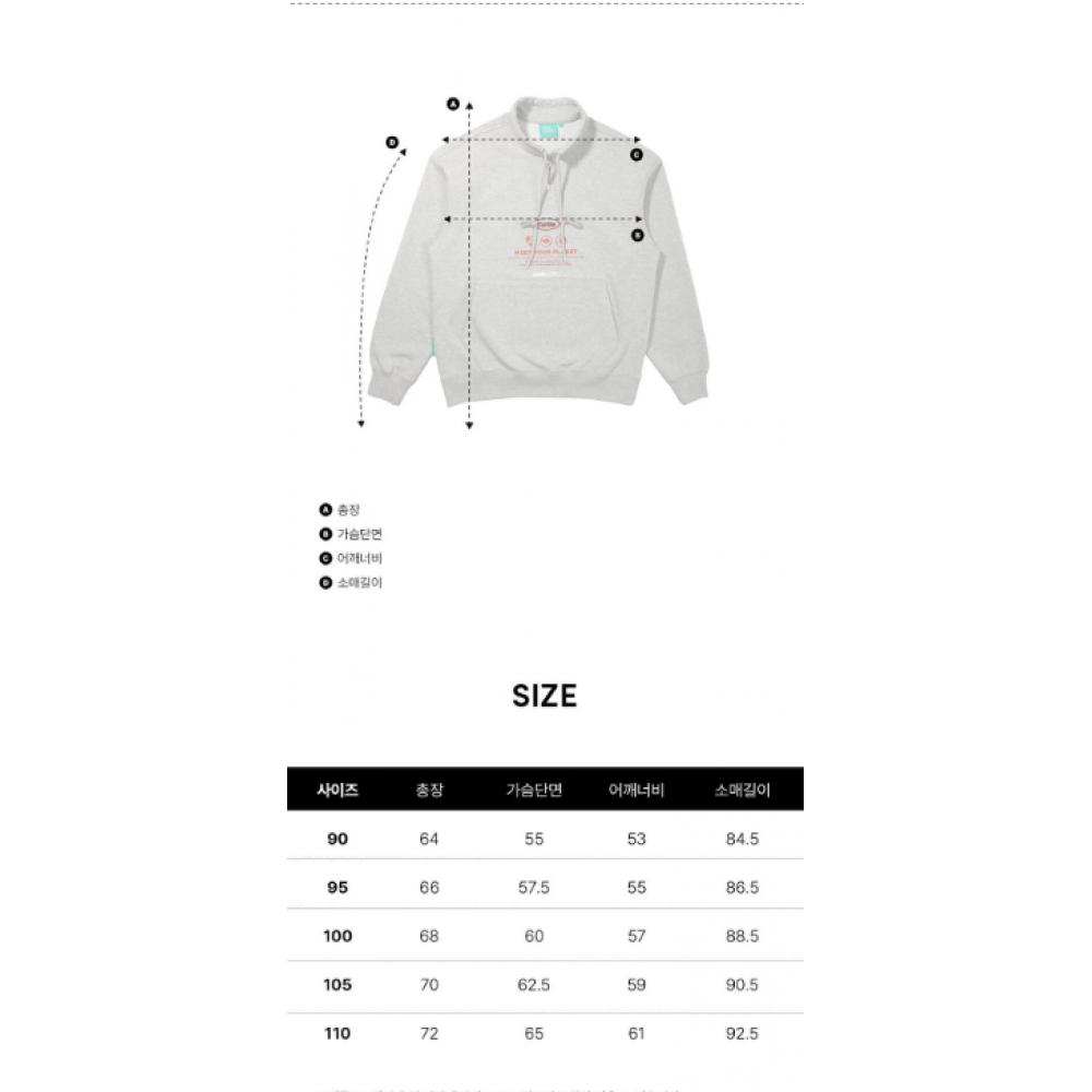 Yüksek Yaka Yarım Fermuarlı Lacivert