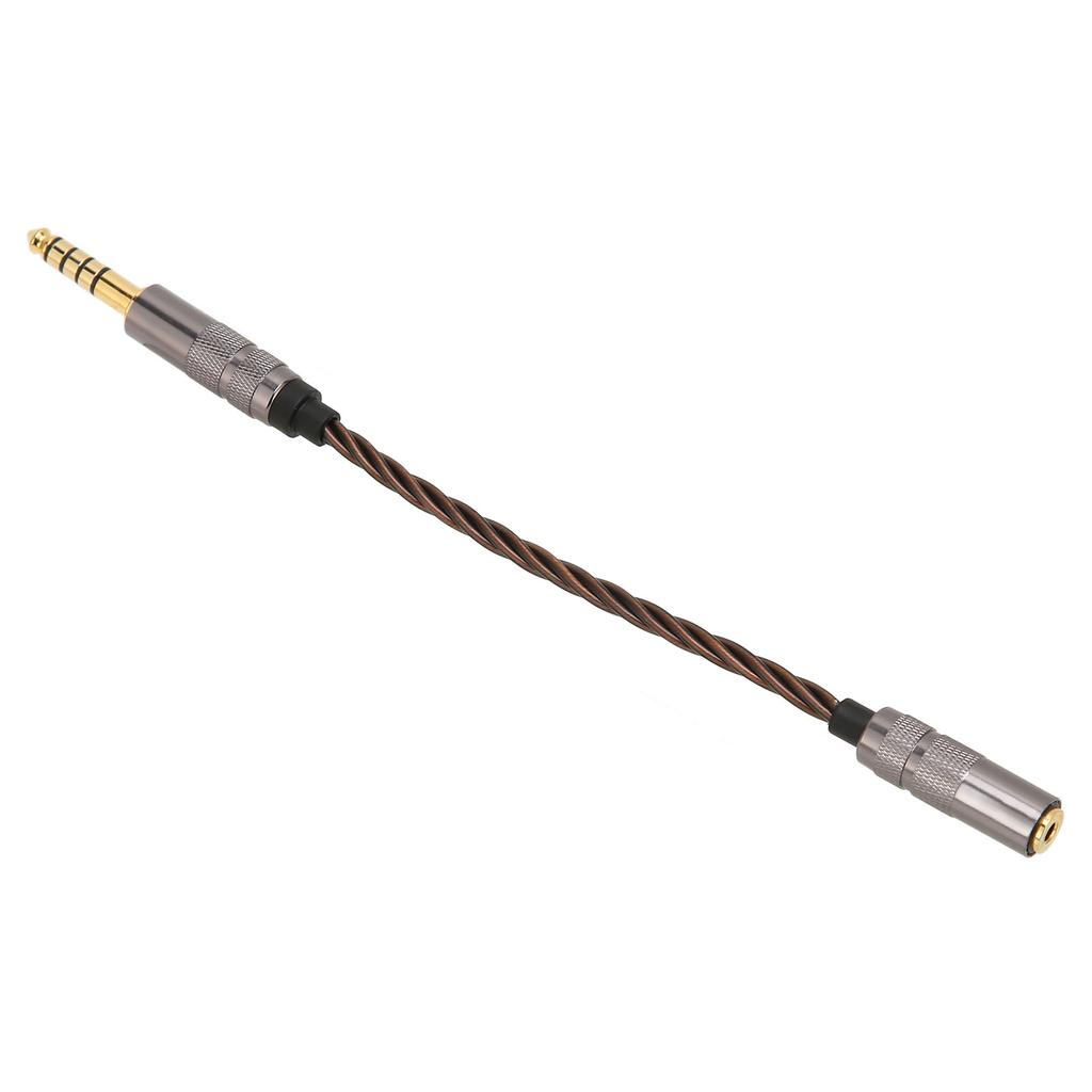 4.4mm to 2.5mm Balanced Cable Male to Female Gold Plated Plug Headphone Adapter Cable for Phones Headphones Speakers