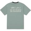 Vans X Mark Sbtg Collaboration Letter Print Color Block Cotton Comfortable Short Sleeve T-Shirt Men Tops Green VN000JHFCJL1
