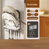 ZISIZ Wall-Mounted Pot Lid & Cutting Board Storage Rack